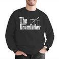 Drummer Humor The Drumfather Drum Kit Men Graphic Sweatshirt Drummer Humor The Drumfather Drum Kit Men Graphic Sweatshirt