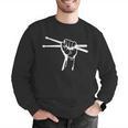 Drumsticks Hand Drum Kit Drummer Men Graphic Sweatshirt Drumsticks Hand Drum Kit Drummer Men Graphic Sweatshirt