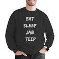 Eat Sleep Jab Teep Rep Muay Thai Men Graphic Sweatshirt Eat Sleep Jab Teep Rep Muay Thai Men Graphic Sweatshirt