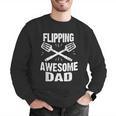 Flipping Awesome BBQ Dad Shirt Grilling Father's Day Men Graphic Sweatshirt Flipping Awesome BBQ Dad Shirt Grilling Father's Day Men Graphic Sweatshirt