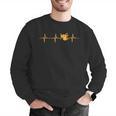 Great Drum Kit Heartbeat Drummer Men Graphic Sweatshirt Great Drum Kit Heartbeat Drummer Men Graphic Sweatshirt