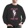 Just a Girl Who Loves Muay Thai Kids Girls Men Graphic Sweatshirt Just a Girl Who Loves Muay Thai Kids Girls Men Graphic Sweatshirt