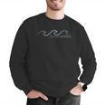 Just Keep Swimming With Aesthetic Wave Motivational Quote Men Graphic Sweatshirt Just Keep Swimming With Aesthetic Wave Motivational Quote Men Graphic Sweatshirt