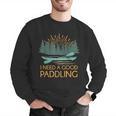 Kayaking Outdoor Water Sports Canoeing Paddle Kayak Men Graphic Sweatshirt