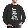Keep Calm And Swim Faster Swimming T-Shirt Men Graphic Sweatshirt Keep Calm And Swim Faster Swimming T-Shirt Men Graphic Sweatshirt
