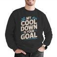 Masters Swimmer Cool Down Workout Humor Bold Swimming Men Graphic Sweatshirt Masters Swimmer Cool Down Workout Humor Bold Swimming Men Graphic Sweatshirt