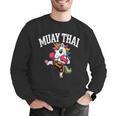 Muay Thai Art For Girls Kids Women Mixed Martial Arts Men Graphic Sweatshirt