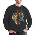 Muay Thai Thai Boxing Dragon Tiger Men Graphic Sweatshirt Muay Thai Thai Boxing Dragon Tiger Men Graphic Sweatshirt