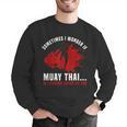 Muay Thai Boxing Teacher Kickboxing Martial Arts Instructor Men Graphic Sweatshirt Muay Thai Boxing Teacher Kickboxing Martial Arts Instructor Men Graphic Sweatshirt