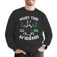 Muay Thai Brazil Brazilian Martial Arts Thai Men Graphic Sweatshirt