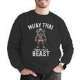 Muay Thai Elephant Kickboxing And Elephant Thai Men Graphic Sweatshirt