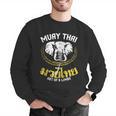 Muay Thai Elephant Martial Arts Thai Boxing Coach Lover Men Graphic Sweatshirt
