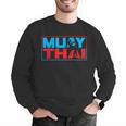 Muay Thai Fighter Boxing Martial Arts Hobby Men Graphic Sweatshirt Muay Thai Fighter Boxing Martial Arts Hobby Men Graphic Sweatshirt