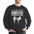 Muay Thai Fighter Boxing Martial Arts Men Graphic Sweatshirt