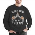 Muay Thai Fighter Martial Arts Sport Muay Thai Men Graphic Sweatshirt