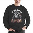 Muay Thai Gorilla Strength Power Fighter Men Graphic Sweatshirt Muay Thai Gorilla Strength Power Fighter Men Graphic Sweatshirt