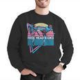Muay Thai Kickboxing Retro Free Head Kicks Men Graphic Sweatshirt Muay Thai Kickboxing Retro Free Head Kicks Men Graphic Sweatshirt