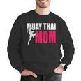 Muay Thai Mom Women Boxing Kickboxing MMA Muay Thai Men Graphic Sweatshirt