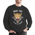 Muay Thai Tiger Thai Boxing Men Graphic Sweatshirt Muay Thai Tiger Thai Boxing Men Graphic Sweatshirt