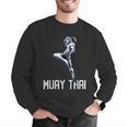 Muay Thai Tiger Nak Muay Kickboxing Men Graphic Sweatshirt Muay Thai Tiger Nak Muay Kickboxing Men Graphic Sweatshirt