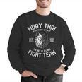 Muay Thai Wolf Fight Team Nak Muay Kickboxing Men Graphic Sweatshirt Muay Thai Wolf Fight Team Nak Muay Kickboxing Men Graphic Sweatshirt