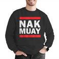 Nak Muay Thai Kickboxing MMA Men Graphic Sweatshirt