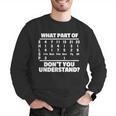 What Is Part Of Don't You Understand Swimming Swimmer Swimming Men Graphic Sweatshirt What Is Part Of Don't You Understand Swimming Swimmer Swimming Men Graphic Sweatshirt