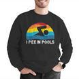 I Pee In Pools Swimmer Swimming Coach Player Graphic Men Graphic Sweatshirt I Pee In Pools Swimmer Swimming Coach Player Graphic Men Graphic Sweatshirt