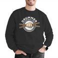 Percussion Drum Sticks Drummer Quote Drum Kit T-Shirt Men Graphic Sweatshirt