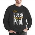 Queen Of The Pool Swimmers Swimming Swimmer Men Graphic Sweatshirt