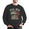Real Men Smell Like Barbecue Grilling BBQ Dad Graphic Men Graphic Sweatshirt Real Men Smell Like Barbecue Grilling BBQ Dad Graphic Men Graphic Sweatshirt