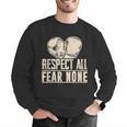 Respect All Fear None Muay Thai Men Graphic Sweatshirt Respect All Fear None Muay Thai Men Graphic Sweatshirt