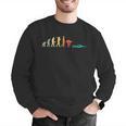 Retro Swimming Evolution For Swimmers Small Men Graphic Sweatshirt Retro Swimming Evolution For Swimmers Small Men Graphic Sweatshirt