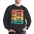 Retro Vintage Swimming For Swimmers Men Graphic Sweatshirt Retro Vintage Swimming For Swimmers Men Graphic Sweatshirt