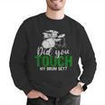 Rock Musical Instrument Band Drummer Drum Kit Men Graphic Sweatshirt