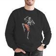 Skeleton Muay Thai Boxing Karate Kickboxing Martial Arts Men Graphic Sweatshirt Skeleton Muay Thai Boxing Karate Kickboxing Martial Arts Men Graphic Sweatshirt