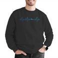 Sports Swimming Club Hobby Swimmer Heartbeat Swimming Men Graphic Sweatshirt Sports Swimming Club Hobby Swimmer Heartbeat Swimming Men Graphic Sweatshirt