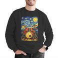 Starry Night Drum Kit Van Gogh Style Art Men Graphic Sweatshirt Starry Night Drum Kit Van Gogh Style Art Men Graphic Sweatshirt