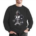 Strong Muay Thai Gorilla Thai Boxing And Fighting Men Graphic Sweatshirt