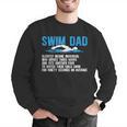 Swim Dad Definition Swimming Dad Of A Swimmer Father Men Graphic Sweatshirt