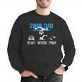 Swim Dad Life Swimming Dad Of A Swimmer Father Men Graphic Sweatshirt