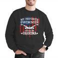 Swim Grandma Tshirt US American Flag Swimming Tee Men Graphic Sweatshirt