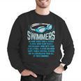 Swimmers Do More Kicks I For Swimming Lovers Men Graphic Sweatshirt