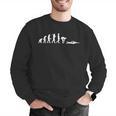 Swimming Evolution For Swimmers Men Graphic Sweatshirt Swimming Evolution For Swimmers Men Graphic Sweatshirt