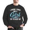 Swimming For Men Women Kids Swimmer Swim Lovers Men Graphic Sweatshirt