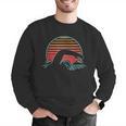 Swimming Retro Vintage 80s Style Swimmer Men Graphic Sweatshirt Swimming Retro Vintage 80s Style Swimmer Men Graphic Sweatshirt