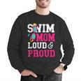 Swimming Swimmer Swim Mom Men Graphic Sweatshirt