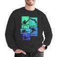 Swimming Swimmers Men Graphic Sweatshirt Swimming Swimmers Men Graphic Sweatshirt