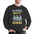 Synchronized Swimming Dad Favorite Synchro Swimmer Artistic Men Graphic Sweatshirt