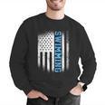 USA Flag Swimming Swim American Swimmer Men Graphic Sweatshirt USA Flag Swimming Swim American Swimmer Men Graphic Sweatshirt